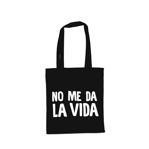 Miss Miserable Tote Bag con mensaje No me da la vida