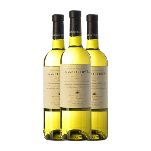 Lagar de Cervera Albariño Rías Baixas 75 cl Vino blanco (Caja de 3 Botellas de 75 cl)