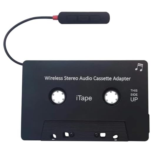 iTape Kassettadapter Bil Bluetooth Arbete Medan Laddning Stöd Bluetooth V4.1+EDR Stereo Ljud Mottagare Adapter för Bil Kassettband