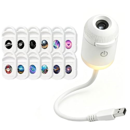 Sovtay Hd Smart Dynamic 5d Holographic Night Light Projector (12 Films)