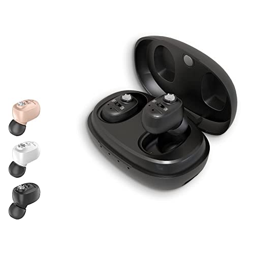 Miniamplificador auditivo personal digital asequible Audioactive para uso ocasional Ligero con reducción de ruido y cancelación de retroalimentación Completamente indetectable cuando se usa Cover