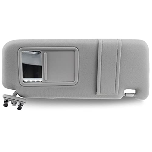 Passenger Side Sun Visor for Toyota Camry 7431006750E0 Sun Shade Assembly Mirror