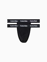 Calvin Klein Men's Cotton Stretch Cotton Stretch Thong 2PK, Black, S
