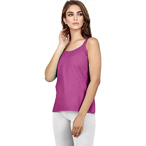 Image of Cotton Short Camisole Non-Stretchable Slip for Women | Short Kurti Slip | Short Camisole | Half-Length Lining | Waist Length Inner | Sameez | Samij(Half Slip)