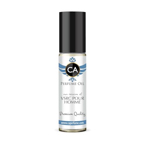 CA Perfume Impression of Vsr Pour Homme Eau De Parfum Aromatic Fougere Scent Long Lasting Cologne for Men Travel Size TSA Ready for Day and Night Wear 0.33 Fl Oz 10ml