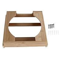 Robuster und Langlebiger Pappteller Spender, Einfache Installation ohne Bohren, Ordentlicher und Ordentlicher Vertikaler Pappteller Organizer für 25,4 Cm Große Pappteller