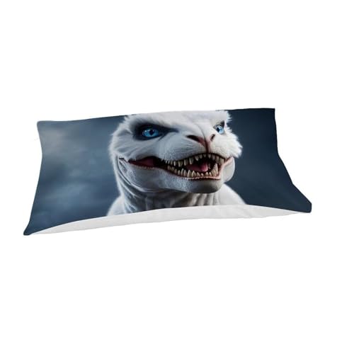 Housse de couette dinosaure blanc 3D pour décorer la chambre enfant single - 7