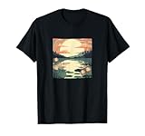Serene Lake With Lily Pads Vintage Landscape Merch