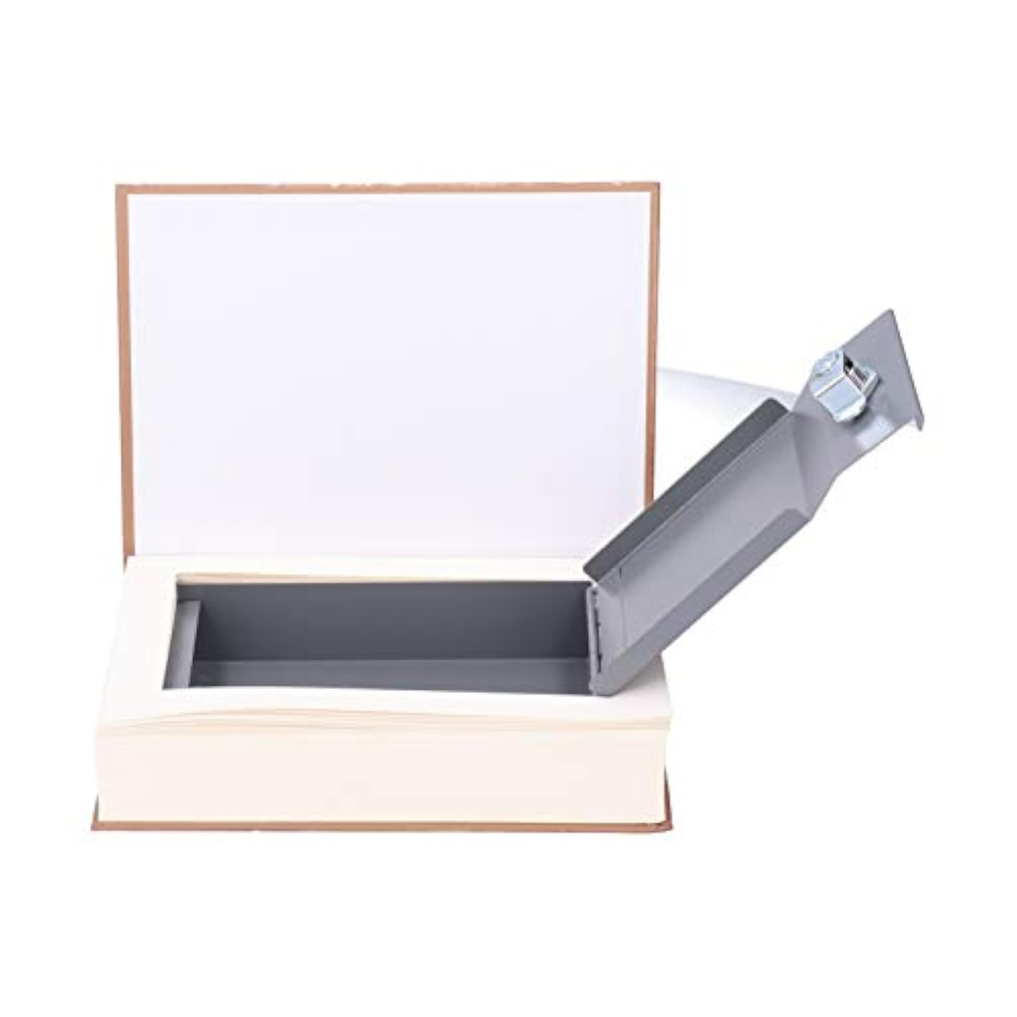 Durable Simulated Book-Shape Safe Case for Cash and Documents