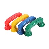 MOLUCKFU 4個読み取り電話トイ 反響フィードバック 赤 孔雀ブルー 黄 墨緑 各 軽量デザインで携帯便利 幼児用音声訓練 玩具の色認識や手先の