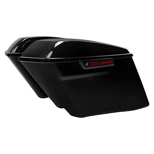 4" Stretched Hard Saddlebags para Harley 2014 y posteriores modelos Touring FLT FLHT FLHTCU FLHRC Road King Road Glide Street Glide Electra Glide Ultra-Classic miniatura 3