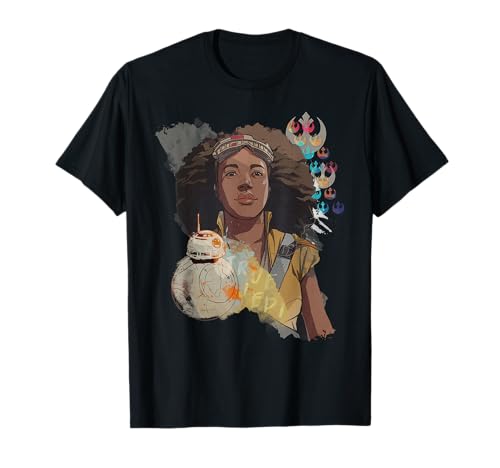 T-shirt Star Wars Rise of Skywalker BB-8 Jannah vêtement homme femme coton