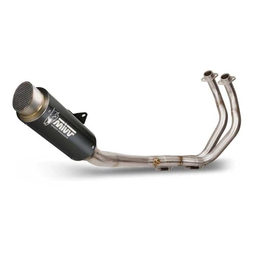  Mivv Scarico Completo 2x1 YAMAHA MT-07 2014 > GPpro STEEL BLACK ALTO/High up
