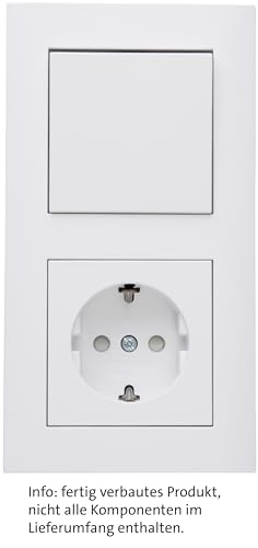 Kopp Athenis 2-fach Abdeckrahmen, arktis-weiß, matte Oberfläche, 402632067