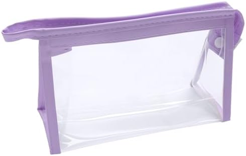 Necessaire Transparente com Zíper, Bolsa Organizadora de Maquiage...
