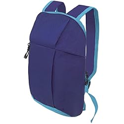 Alephnull Mini Mochila Deportiva de Senderismo 10L Bolsas de Deporte para PC y Libros (Azul Marino)