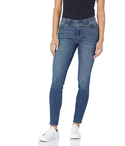 Tommy Hilfiger Tribeca Skinny Crop with Cuff in Indigo Wash Denim