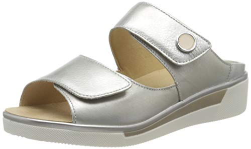 Mules Courtyard Ara femme 36.5 grande largeur chaussure été rouge or