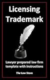 Licensing Trademark: Lawyer Prepared Law Firm Template With Instructions