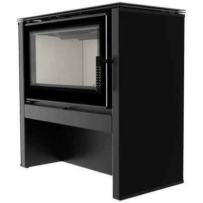 KRATKI Stufa a legna in acciaio JUNO 12 kW Ø150 A Ecodesign alta efficienza