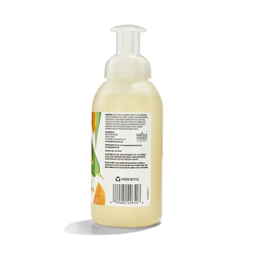 Image of 365 by Whole Foods Market, Foaming Hand Soap, Satsuma & Eucalyptus, 12 Fl Oz
