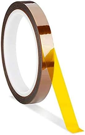 CIRO Polyimide Heat Resistant/High Temperature/Thermal Tape/Sublimation Tape 33 Mtrs Long (5mm)