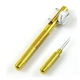 Garneck 2PCS Metal Fishing Line Knotter Tool Manual Hook Tying Device Double-Headed Needle Easy Tie Knot Lure Accessory for Fishing Enthusiasts