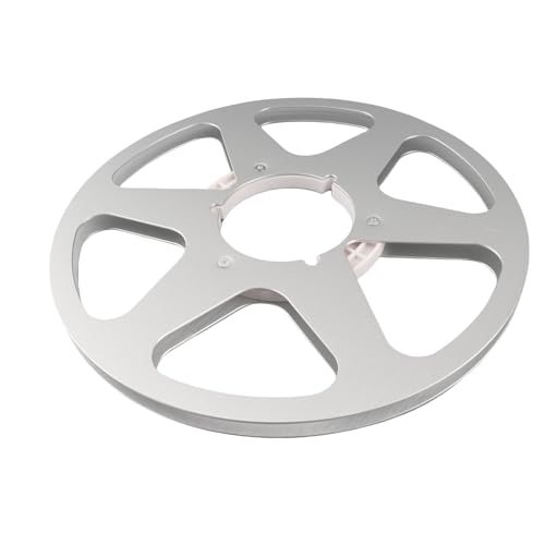 Carrete de cinta vacío de 10,5" de aleación de aluminio con 6 orificios plata para Studer 8