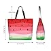GVGOAGL Novelty Fruit Cute Watermelon Tote Bag For Women, Large Waterproof Shoulder Bags Big Foldable Reusable Grocery Handbag For Travel Shopping Gym Sport Picnic Work Beach