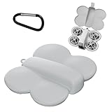 CUVZORA DJI Neo Tasche Case, Robuste Kunststoff Tragetasche mit Haken, Perfekter Schutz für DJI Neo Zubehör und Akku, Ideal für Reisen, Outdoor Abenteuer und professionelle Fotografie (Grau)