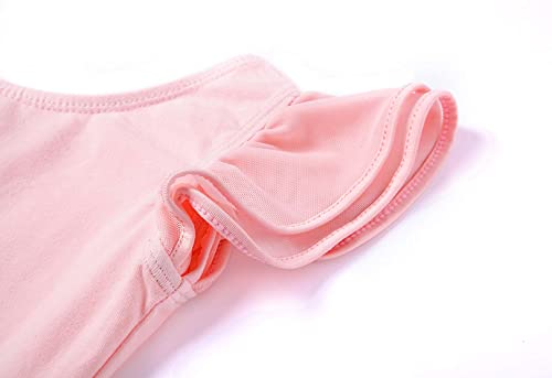 Mdnmd Pink Dance Ballet Leotard For Girls Toddler Ballet Dress Outfit (Age 4-6 / 4T,5T) #TOP5