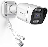 FOSCAM 4K 8MP Outdoor Security IP POE Camera, Home Security Surveillance Camera with AI Detect Human/Vehicle, 66ft Color Night Vision, 2-Way Audio, Motion Alert, Spotlight & Siren Alarm,120° FoV, IP66