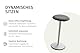 Sedus se:fit, Ergonomischer Hocker, Stehhocker, Stehsitz, Stehhilfe, Schwarz, Kunststoff, Gummifuß, 53-80 cm Höhenverstellbar
