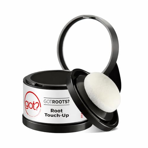 Got-Roots-Temporary-Gray-Hair-Coverage-and-Thinning-Hair-Powder--Natural-Looking-Root-Touch-Up--Sweat-Resistant-Washes-Out-Black-014-OZ-Tu Got? Roots - Temporary Gray Hair Coverage and Thinning Hair Powder – Natural Looking Root Touch Up – Sweat Resistant, Washes Out - Black - 0.14 OZ Tu - Image 1