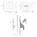 deleyCON 1x Enchufe de Red de Datos Keystone Montaje Empotrado 2X Cat...
