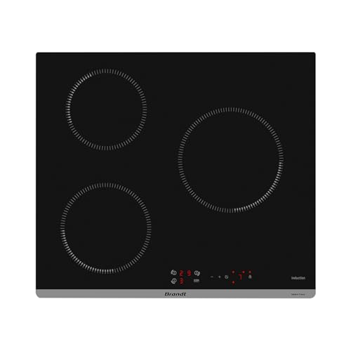 Table De Cuisson Induction 60cm 3 Feux 7400w Noir - BPI1631UB