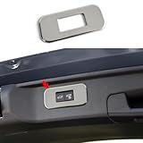 KELEIMAI Car Accessories Fit for Toyota New Grand Highlander 2024 2025 / Lexus TX TX350/500h/550h+ 2024 2025 Rear Electric Tailgate Key Switch Button Cover Trim (Matte Silver) 1PC Stainless Steel