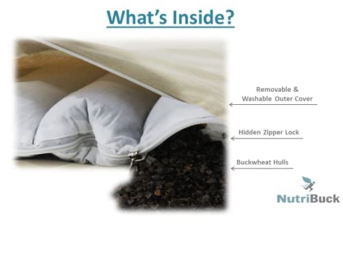Image of Meditation | Yoga | Cushion | (Zabuton Mat) | Filled with Buckwheat Hulls |