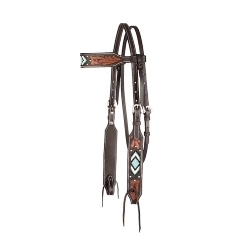 SIE Western Turquoise Beaded Collection (Cob, Browband Headstall)