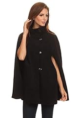 Button Cape-black