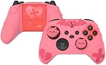 PlayVital Gothic Imp Series Mignon Silicone Skin pour Xbox Series X & S Contrôleur, Housse Silicone anti-dérapante, Hoque Silicone Protective pour contrôleur Xbox Core avec poignées de pouce, Peach Pink