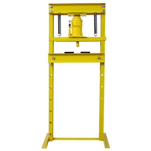Elountik W465S0003 Steel H-Frame Hydraulic Garage/Shop Floor Press With Stamping Plates, 20 Ton Bottle Jack Shop Press thumb #2