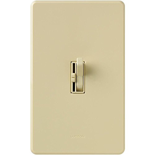 Commande Toggler Lutron TGFSQ-FH-WH de ventilateur mural blanc