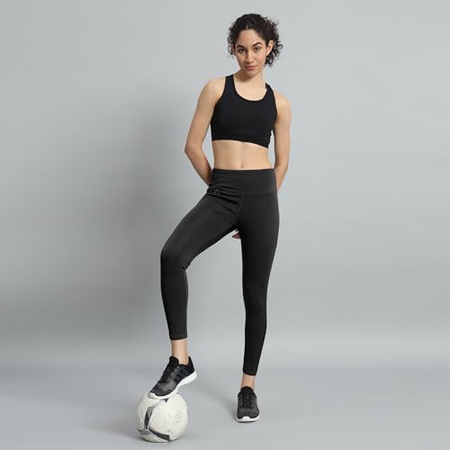 Image of Mehrang Gym wear Mesh Legging Workout Pants with Side Pockets /Stretchable Tights /Highwaist Sports Fitness Yoga Track Pants for Women & Girls