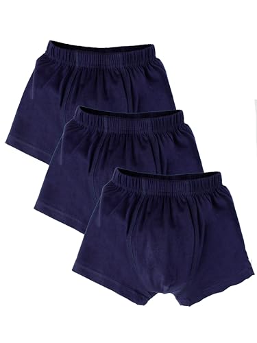 Image of KiddoPanti Boys Boxer Shorts Pack of 3 | Soft Cotton-Lycra Blend | Comfortable Fit with Bio Wash for All-Day Comfort | Kids Briefs