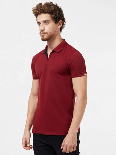 Image of Wear Your Opinion Solid Cotton Rich Polo T Shirt | Collar Tshirts | Half Sleeves | Plain-Regular Fit (Available in Plus Size)