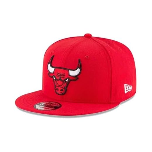 NBA Chicago Bulls Men's 9Fifty Team Color Basic Snapback Cap, One Size, Red