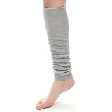 [kasane Lab] [カサネラボ]内側シルク外側コットンの二重編みレッグウォーマー(ロング丈) (ライトグレー)オーガニックコットン【日本製/奈良県広陵町】 シルク コットン レッグウォーマー メンズ レディース