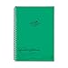 LIHIT LAB. Refillable Notebook (Journal), Lined Paper, 9.9 x 7.3 inches, Green (N1608-7)