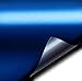 VViViD Blue Satin Chrome Vinyl Wrap Stretch Conform DIY Easy to Use Air-Release Adhesive (1ft x 5ft)